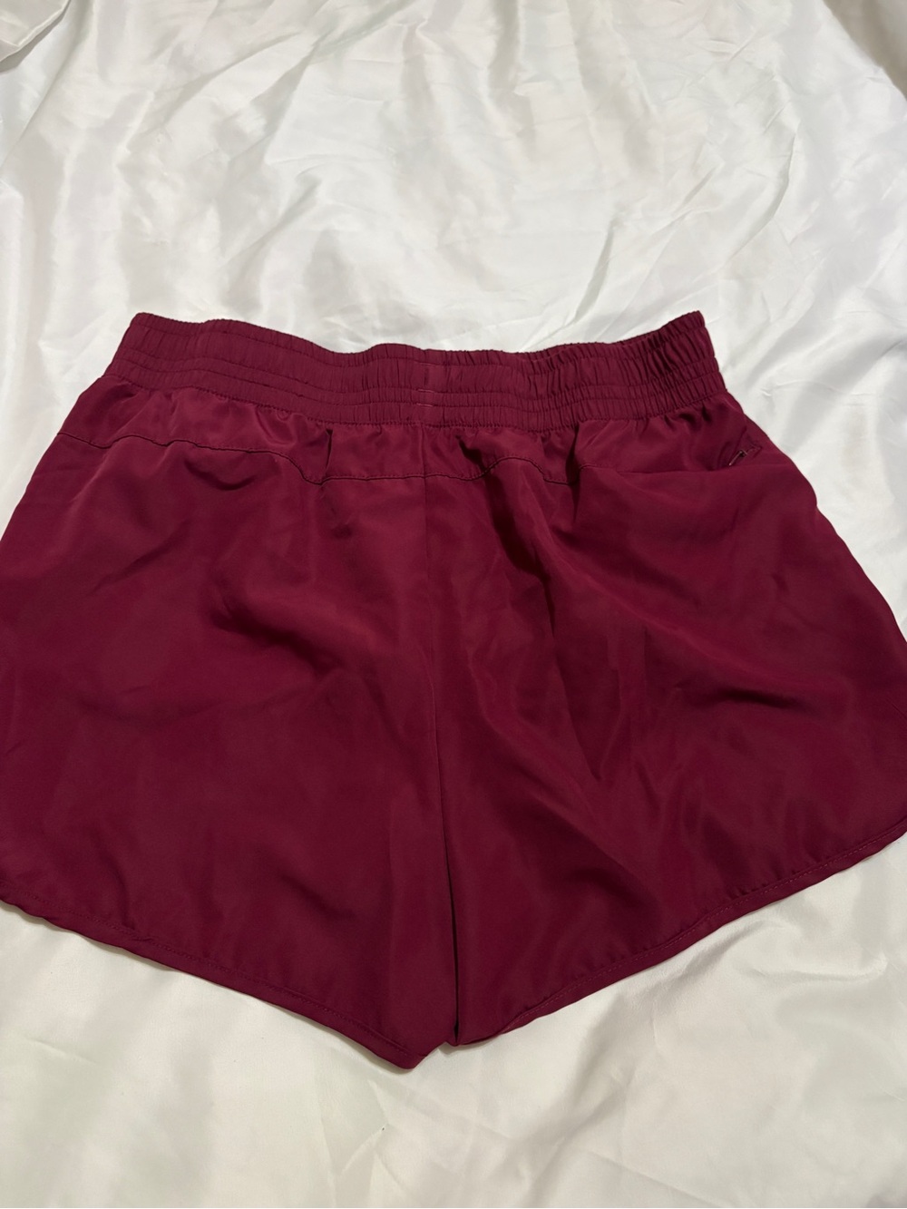 Athletic Works Women's Maroon Athletic Shorts - Picture 4 of 5